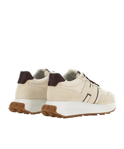 Hogan Low Top Sneakers Sole Contrasting In Transparent