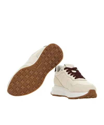 Hogan Low Top Sneakers Sole Contrasting In Transparent