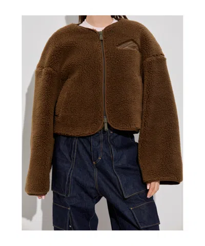 Dsquared2 Long Sleeve Casual Jacket In Brown