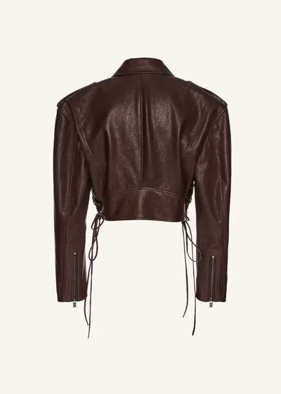 Magda Butrym Cropped Biker Jacket