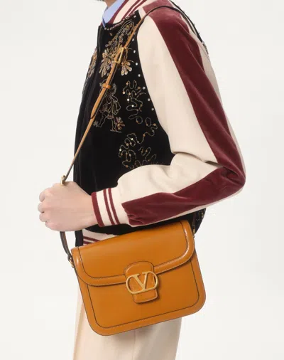 Valentino Sequin And Bead-embellished Velvet Bomber Jacket In Brown