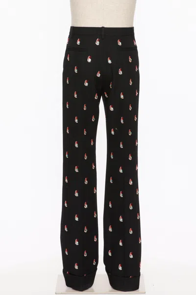 Valentino Belt Loops Slacks In Black