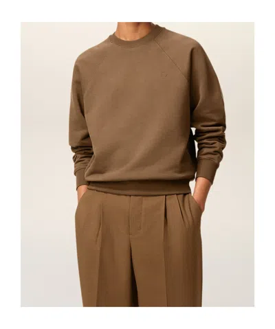 Ami Alexandre Mattiussi Ami Paris Sweatshirt Adc Clothing In Brown