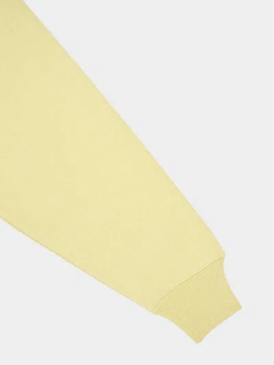 Ami Alexandre Mattiussi Long Sleeve Sweatshirt In Yellow