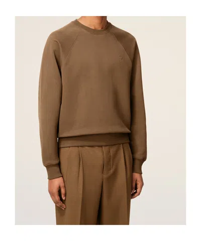 Ami Alexandre Mattiussi Ami Paris Sweatshirt Adc Clothing In Brown