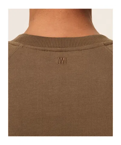 Ami Alexandre Mattiussi Ami Paris Sweatshirt Adc Clothing In Brown