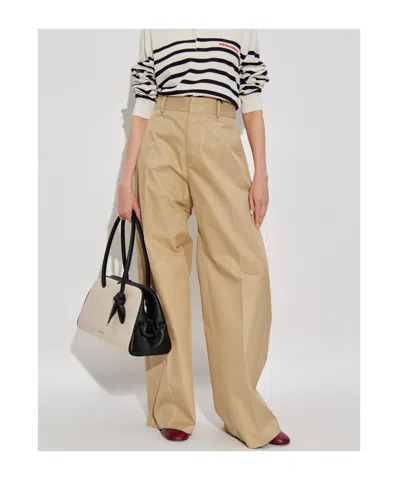 Dsquared2 Belt Loops Slacks In Neutral