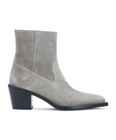 Stuart Weitzman 60mm Suede Pointed-toe Heeled Cowboy Boots