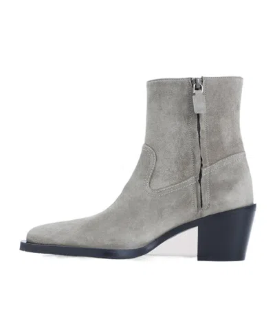 Stuart Weitzman 60mm Suede Pointed-toe Heeled Cowboy Boots