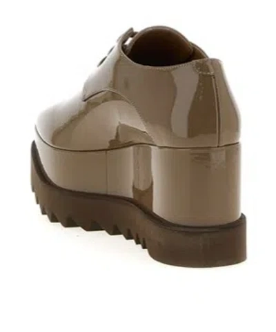 Stella Mccartney Stellabration Capsule Monocrome Elyse Wedges In Brown