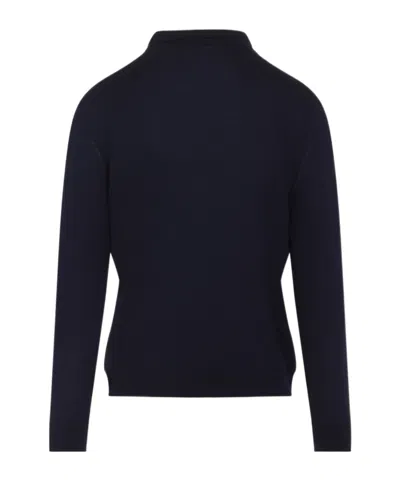 Kiton Navy Blue Polo Shirt