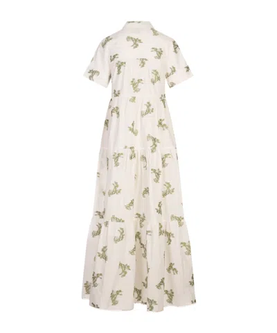 Erdem Short-sleeve Shirt Dress In White