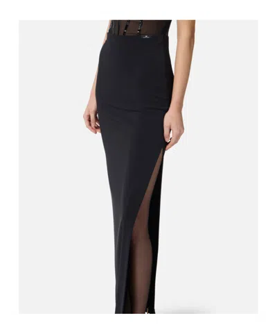 Elisabetta Franchi Strapless Corset Dress