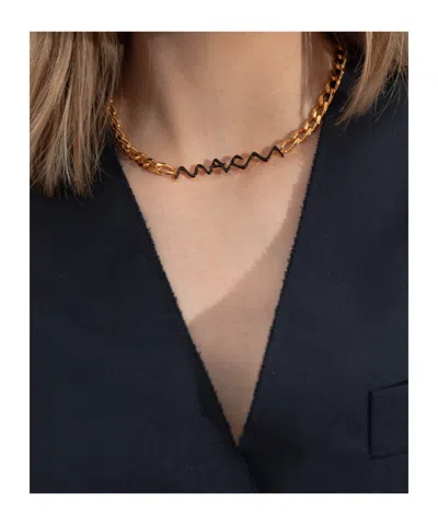 Marni Chain-link Brass Necklace