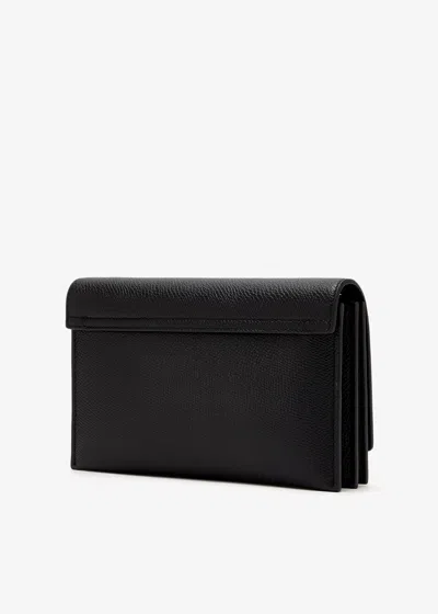Valentino Vlogo Signature Chain Wallet In Black