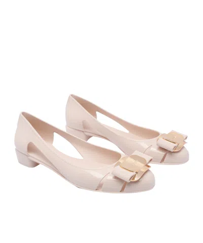 Ferragamo Vara-bow Cut-out Pumps In Pink