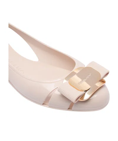 Ferragamo Vara-bow Cut-out Pumps In Pink