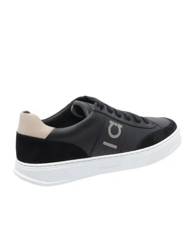 Ferragamo Gancini Sneakers In Black