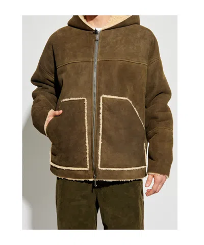 Dsquared2 Long Sleeve Coat In Brown