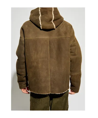 Dsquared2 Long Sleeve Coat In Brown