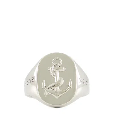 Alexander Mcqueen Anchor Signet Ring