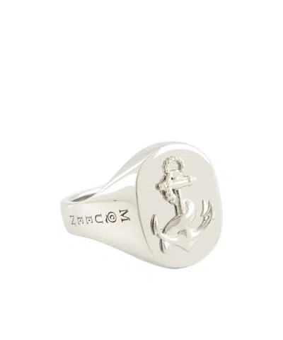 Alexander Mcqueen Anchor Signet Ring