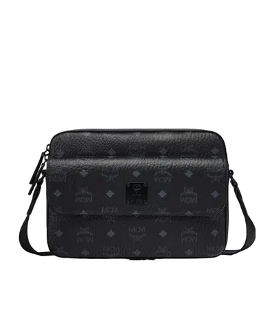 Mcm Medium Aren Visetos Mailman Shoulder Bag
