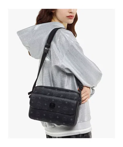 Mcm Medium Aren Visetos Mailman Shoulder Bag