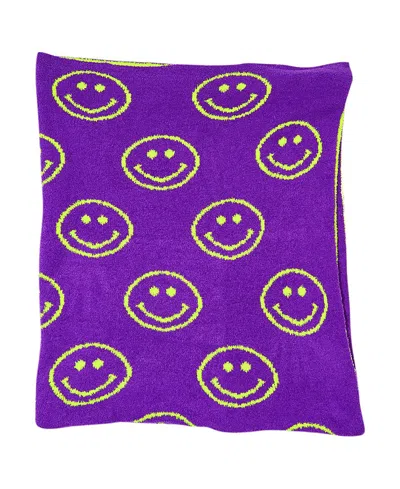 Malibu Sugar Girls' Reversible Blanket - Big Kid In Purple