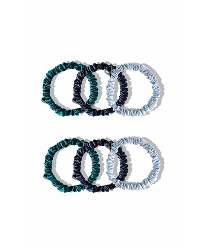 Drowsy Skinny Scrunchie, Set Of 6