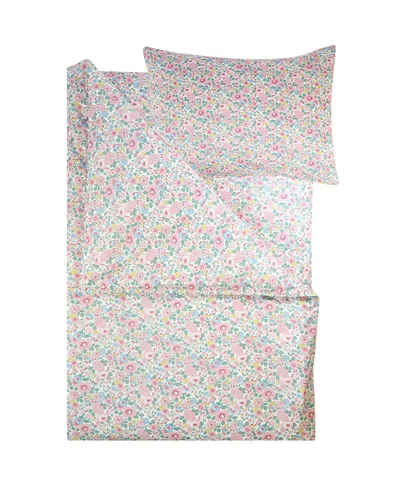 Coco & Wolf Liberty Fabric Print Duvet Set, Twin In Pink