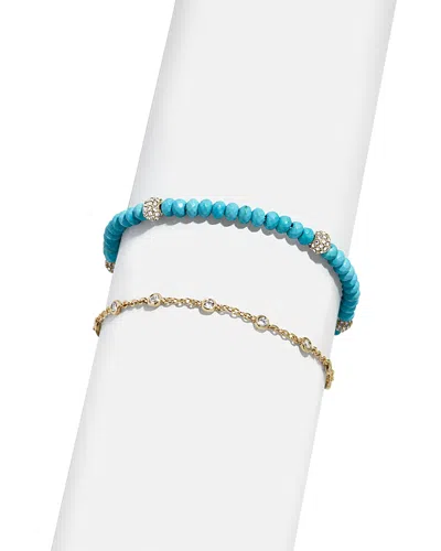 Baublebar Irina Set Of 2 Semiprecious Stone Anklets