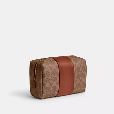 Coach Essential Cosmetic Pouch In Signature Canvas