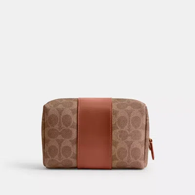Coach Essential Cosmetic Pouch In Signature Canvas