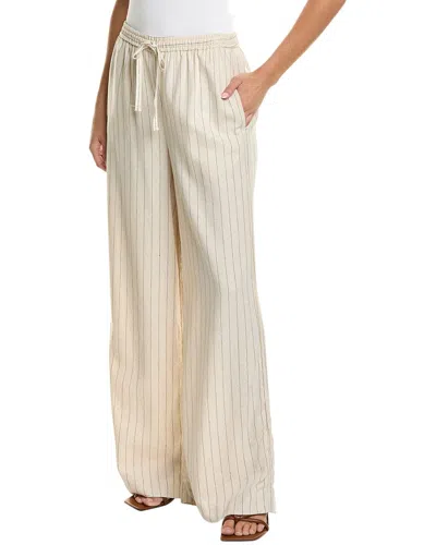Max Studio Drawstring Linen-blend Pant