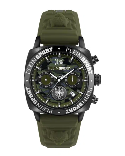 Philipp Plein Sport Wildcat Silicone Strap Watch, 40mm In Green