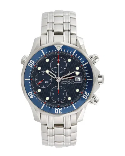 Omega Men's Seamaster Watch, Circa 2000's (authentic ) In Metallic