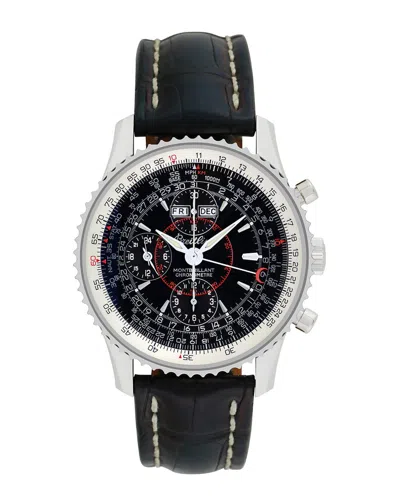 Breitling Men's Montbrilliant Datora Watch In Black