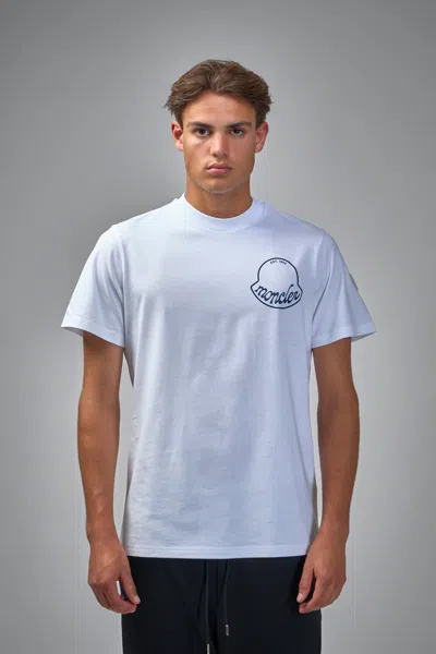 Moncler Men Logo Cotton T-shirt White