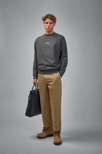 Stone Island Sweatshirt With Industrial Flow Print
