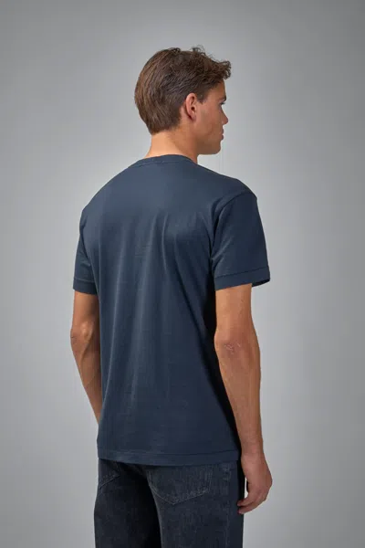 Stone Island Compass Badge T-shirt In Blue