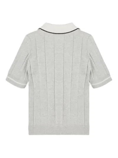 Brunello Cucinelli Polo Shirt  Kids Color Grey In Gray