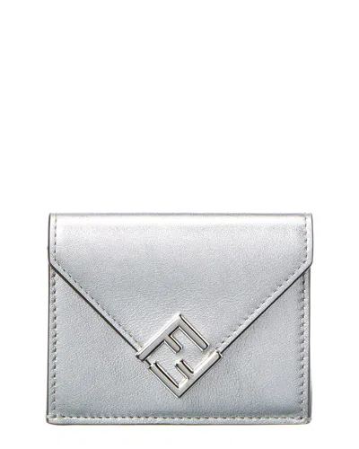 Fendi Ff Diamonds Leather Wallet