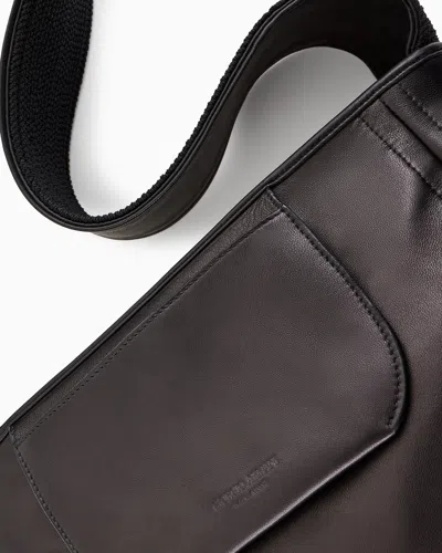 Giorgio Armani Medium Nappa-leather Strap