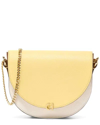 Cole Haan Evie Chain Leather Saddle Bag