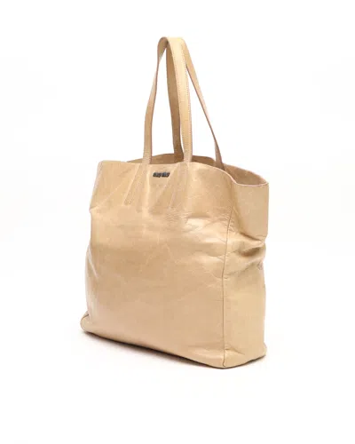 Miu Miu Vitello Shine Tote Bag