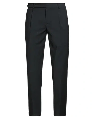 Grey Daniele Alessandrini Man Pants Black Size 32 Wool, Polyester, Elastane