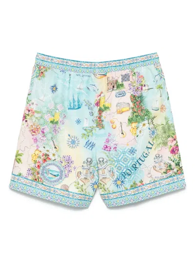 Camilla Just Coasting Swim Shorts In Blue