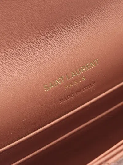 Pre-owned Saint Laurent 2021 Cassandre Leather Wallet