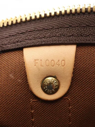 Pre-owned Louis Vuitton 2000 Keepall 55 Luggage Bag In Brown